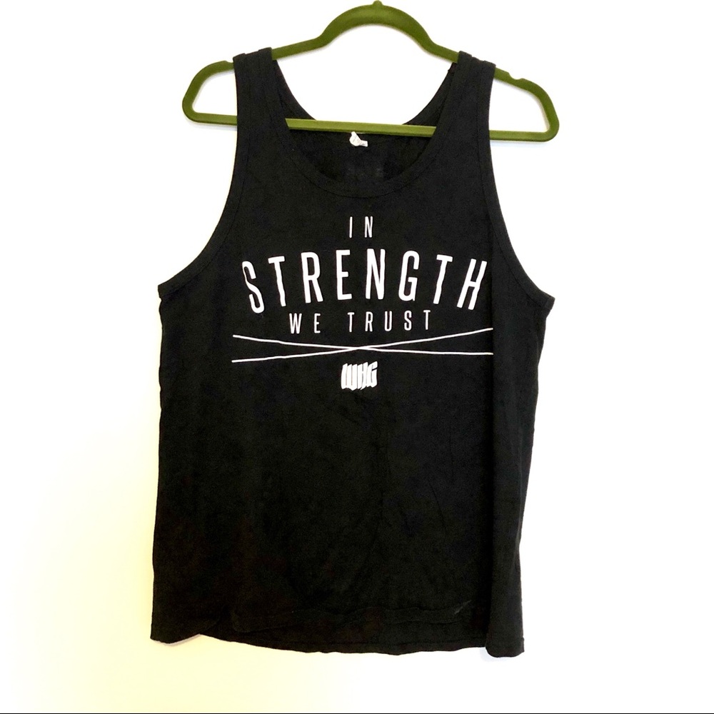 Warhouse Gym In Strength We Trust Tank Top - Sz L